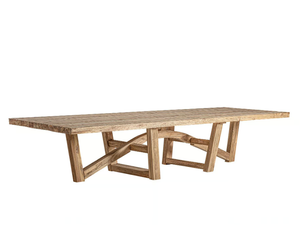 NYSTED - Rectangular solid wood table _ Vical Home